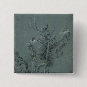 Saint Christopher, 1510 Vierkante Button 5,1 Cm