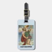 Saint Christopher Bagagelabel (Voorkant verticaal)