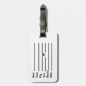 Saint Christopher Bagagelabel (Achterkant verticaal)