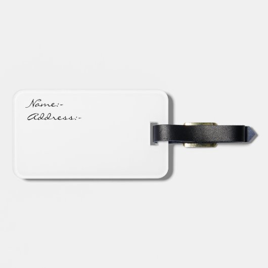 SAINT CHRISTOPHER BAGAGELABEL (Achterkant horizontaal)