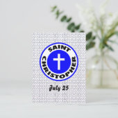 Saint Christopher Briefkaart (Staand voorkant)