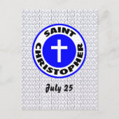 Saint Christopher Briefkaart (Voorkant)