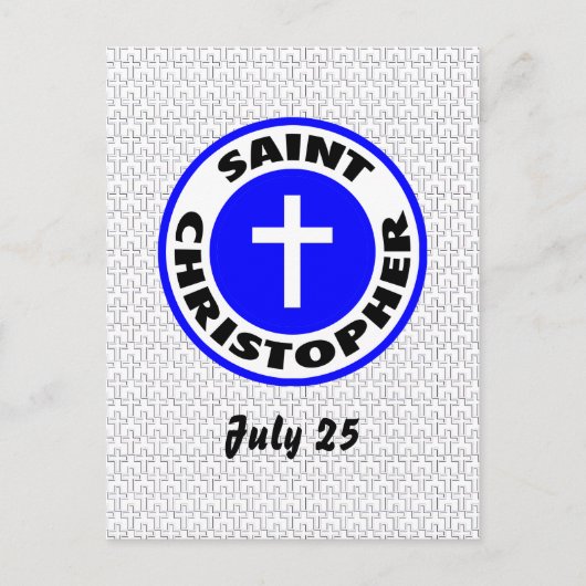 Saint Christopher Briefkaart (Voorkant)