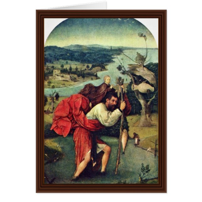 Saint Christopher. Door Hieronymus Bosch (Beste Qu (Voorkant)