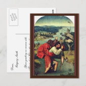 Saint Christopher. Door Hieronymus Bosch (Beste Qu Briefkaart (Voorkant / Achterkant)