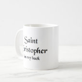 saint christopher koffie - mok (Voorkant links)