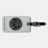 Saint Christopher Medal Bagagelabel (Voorkant horizontaal)