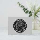 Saint Christopher Medal Briefkaart (Staand voorkant)
