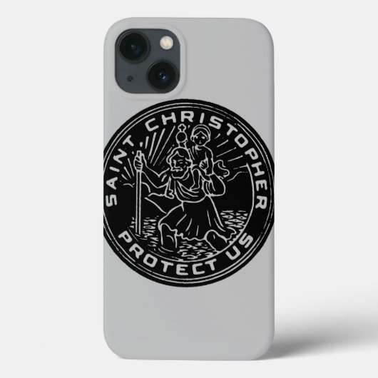 Saint Christopher Medal Case-Mate iPhone Case (Achterkant)