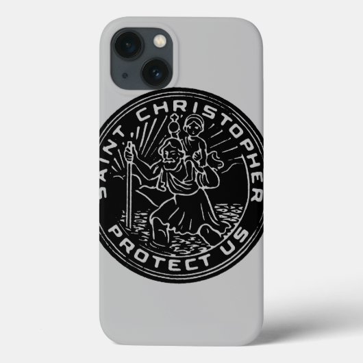 Saint Christopher Medal Case-Mate iPhone Case (Achterkant)
