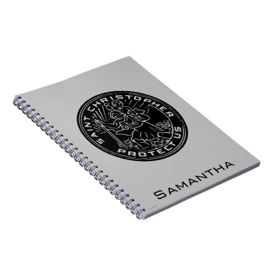 Saint Christopher Medal Notitieboek (Rechterzijde)