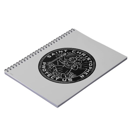 Saint Christopher Medal Notitieboek (Linkerzijde)