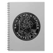 Saint Christopher Medal Notitieboek (Voorkant)