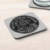 Saint Christopher Medal Onderzetter (Linkerzijde)