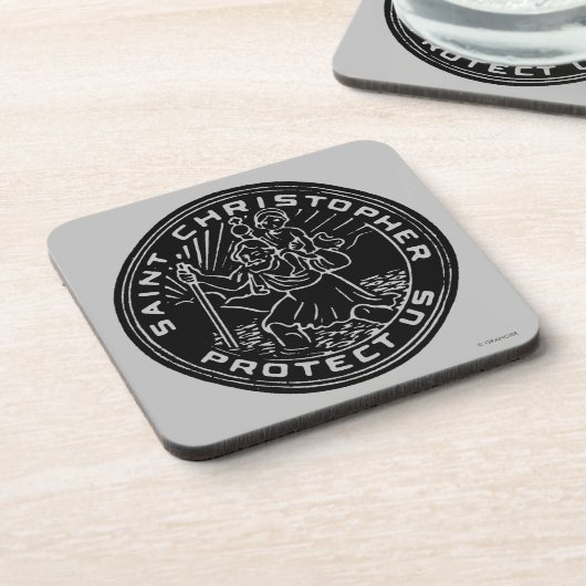 Saint Christopher Medal Onderzetter (Linkerzijde)