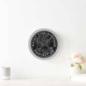 Saint Christopher Medal Ronde Klok (Huis)