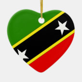 Saint Christopher Nevis Keramisch Ornament (Voorkant)