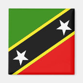 Saint Christopher Nevis Vlag Magneet (Voorkant)
