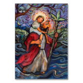 Saint Christopher Prayer Card Kaart (Voorkant)
