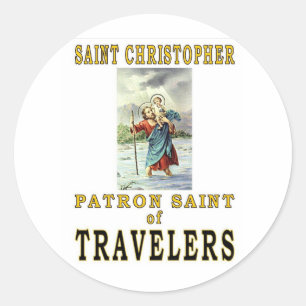 SAINT CHRISTOPHER RONDE STICKER