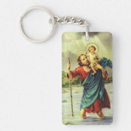 Saint Christopher Sleutelhanger (Voorkant)