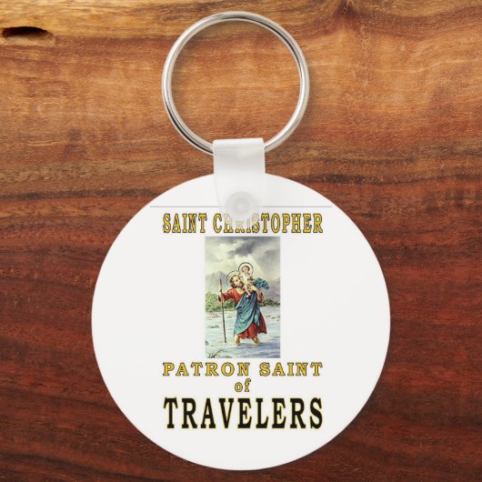 SAINT CHRISTOPHER SLEUTELHANGER (Voorkant)