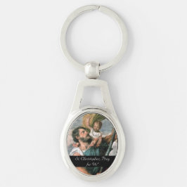 Saint Christopher Sleutelhanger