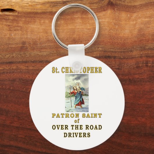 SAINT CHRISTOPHER SLEUTELHANGER (Voorkant)