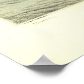 Saint Clair Michigan 1868 Antiek Panoramische Kaar Poster (Hoek)