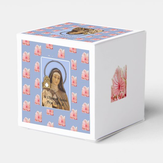 Saint Clare Assisi Bedankdoosjes (Achterkant)