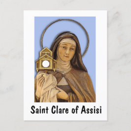 Saint Clare Assisi Briefkaart
