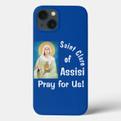 Saint Clare Assisi Case-Mate iPhone Case (Achterkant)