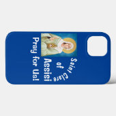 Saint Clare Assisi Case-Mate iPhone Case (Achterkant (horizontaal))