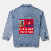 Saint Clare Assisi Denim Jacket (Achterkant)