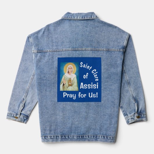 Saint Clare Assisi Denim Jacket (Achterkant)