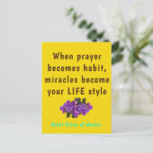 Saint Clare Assisi Poster Briefkaart (Staand voorkant)