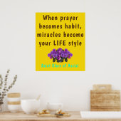 Saint Clare Assisi-Poster Poster (Keuken)