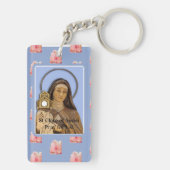 Saint Clare Assisi Sleutelhanger (achterkant)
