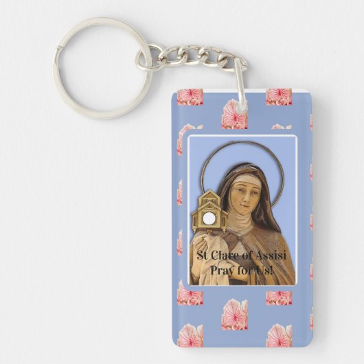 Saint Clare Assisi Sleutelhanger (Voorkant)