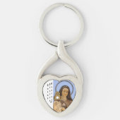 Saint Clare Assisi Sleutelhanger (Voorkant)