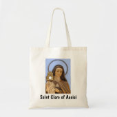 Saint Clare Assisi Tote Bag (Voorkant)