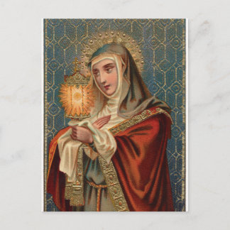 Saint Clare of Assisi Briefkaart