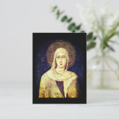 Saint Clare of Assisi door Simone Martini Briefkaart (Staand voorkant)