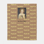 Saint Clare of Assisi Fleece Deken (Voorkant)