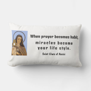 Saint Clare of Assisi Kussen