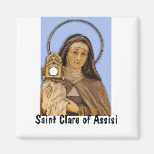 Saint Clare of Assisi Magneet (Voorkant)