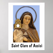 Saint Clare of Assisi Poster (Voorkant)