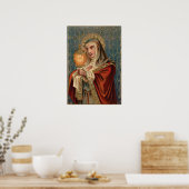 Saint Clare of Assisi Poster (Keuken)