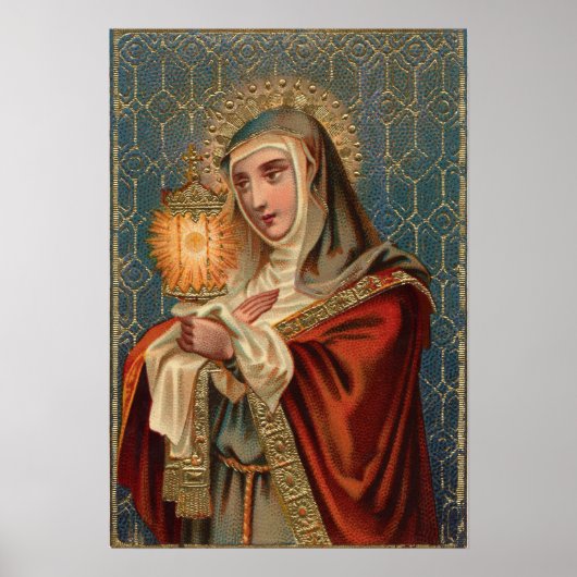 Saint Clare of Assisi Poster (Voorkant)