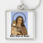 Saint Clare of Assisi Sleutelhanger (Voorkant)